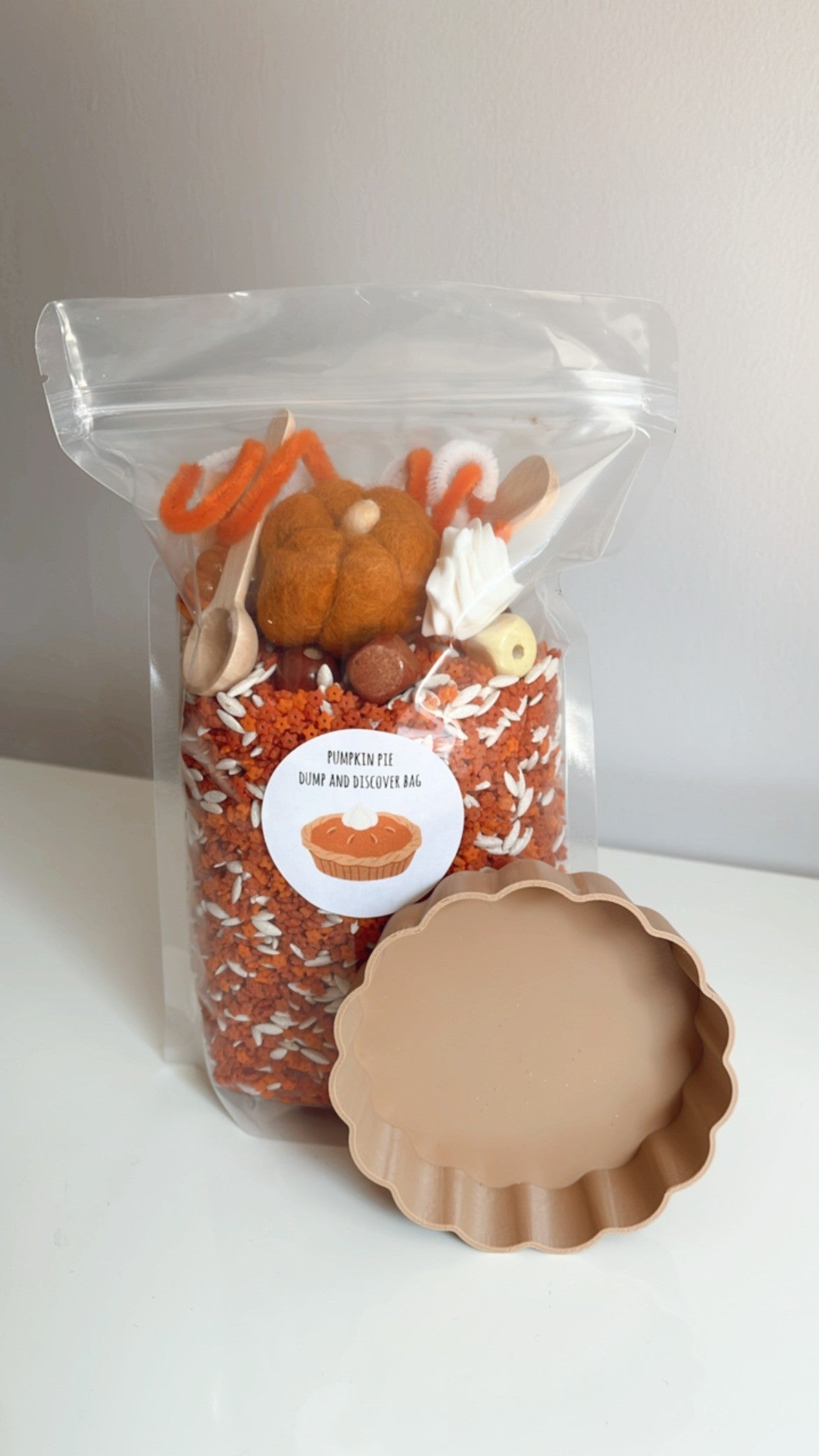 Fall Pie Dump and Discover Bags