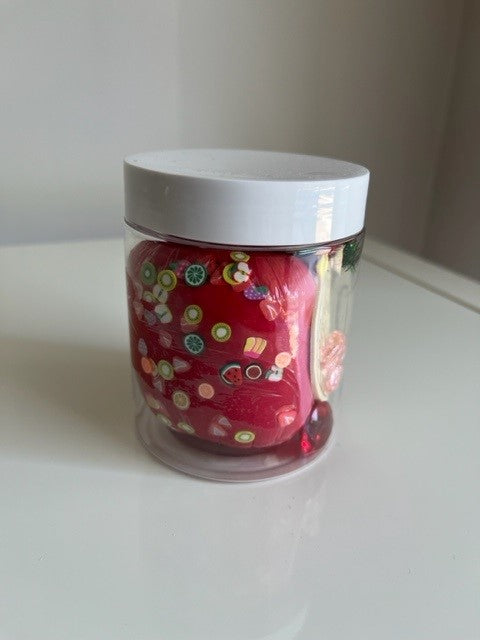 Fruit Salad Playdough-to-Go Jar