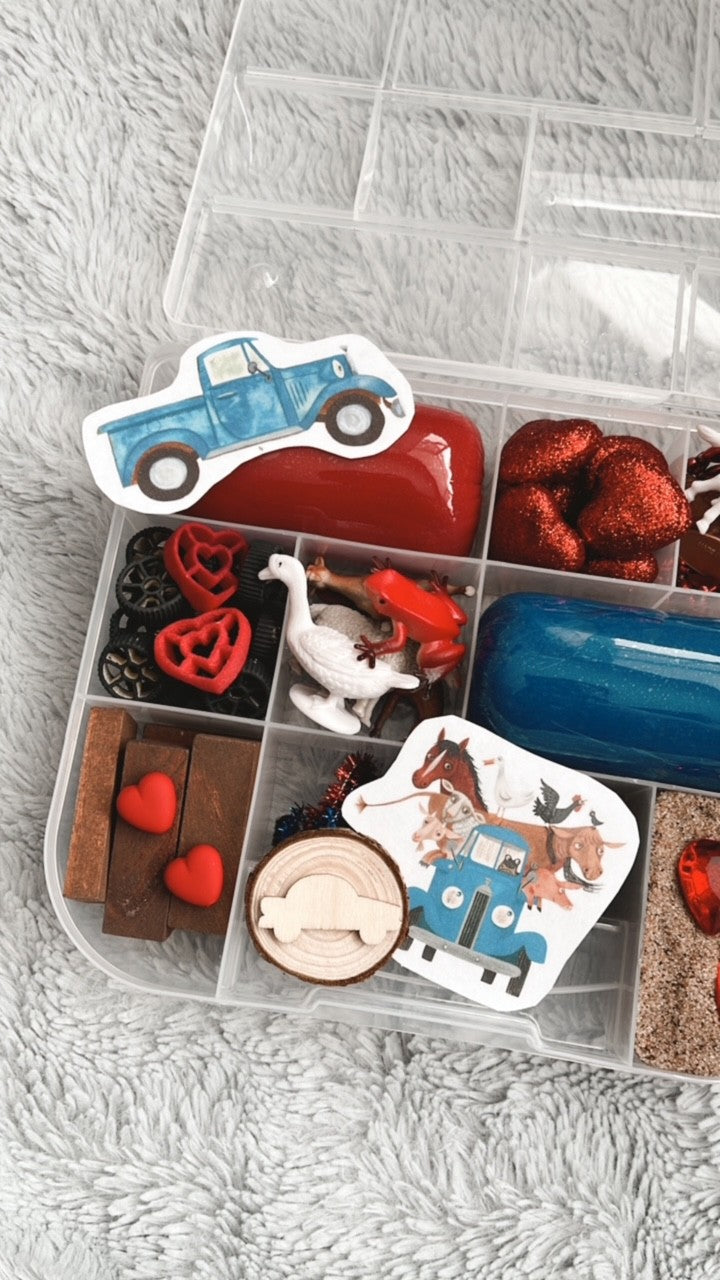 The Little Blue Truck Playdough Kit - Valentine's Edition