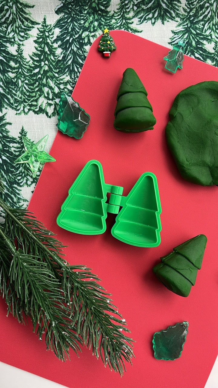 3D Printed Holiday Playdough Moulds