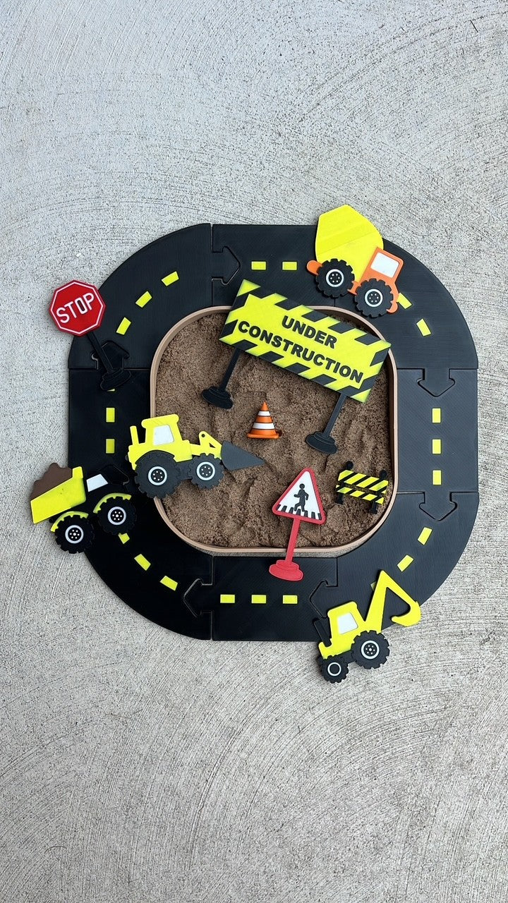 Road and Tray Play Set