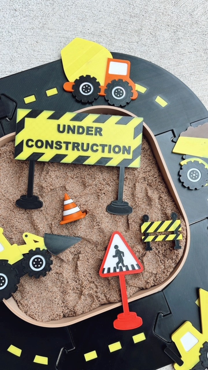 Road and Tray Play Set