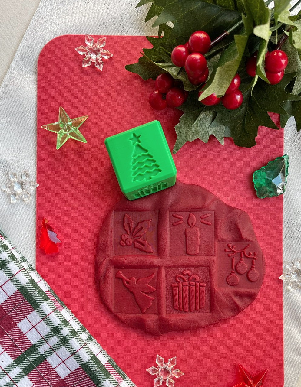 3D Printed Christmas Stamper Cube