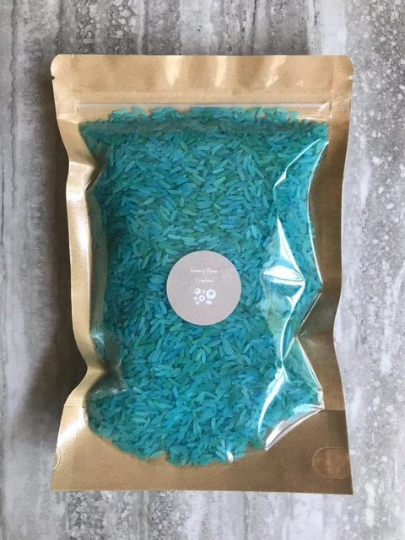 Sensory Bin Filler Dyed Rice