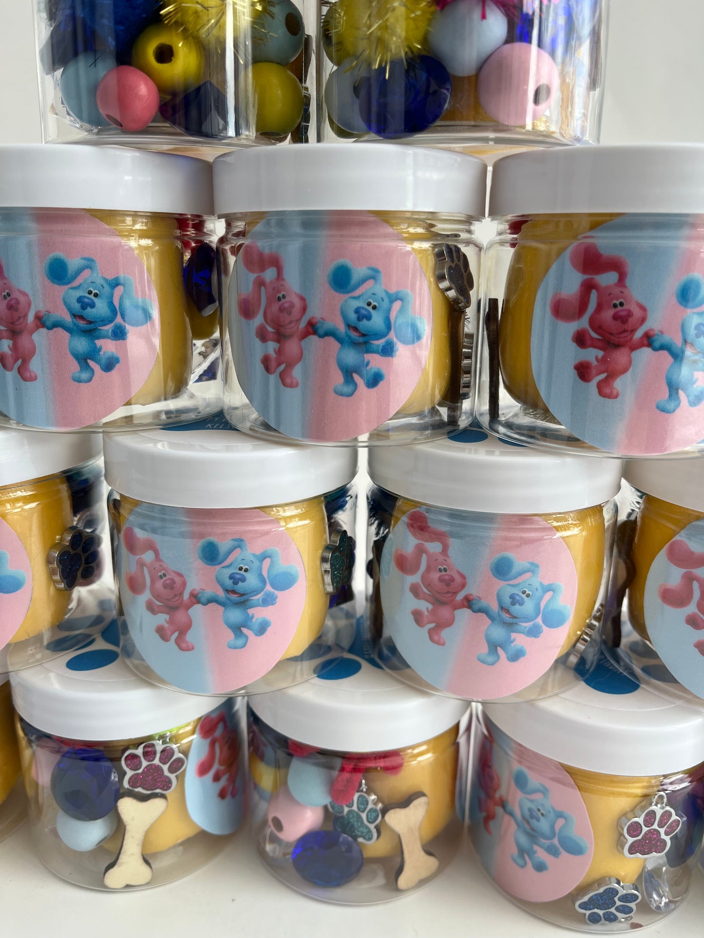 Kids Party Favours Mini Playdough Jars 4oz.