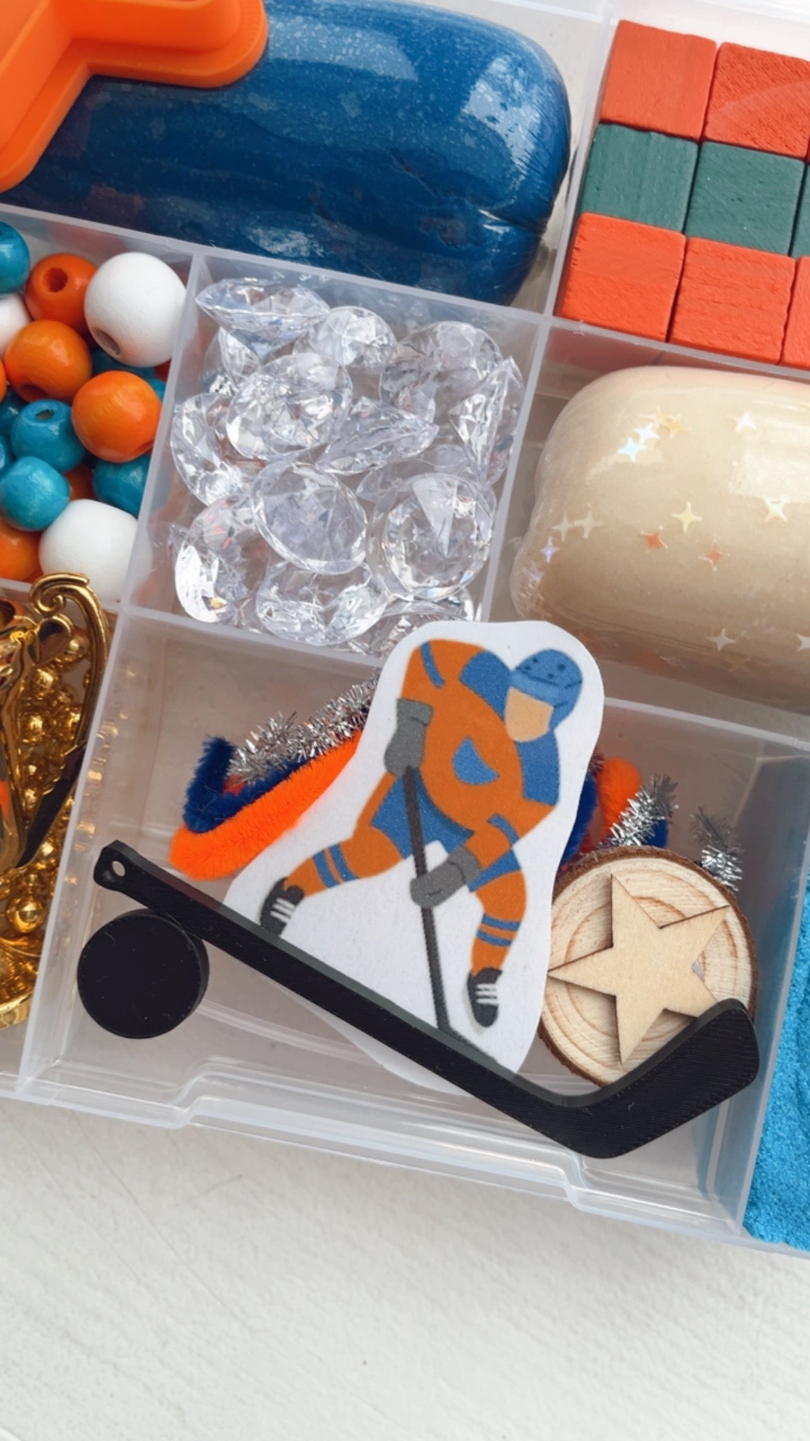 Hockey Playdough Sensory Activity Kit