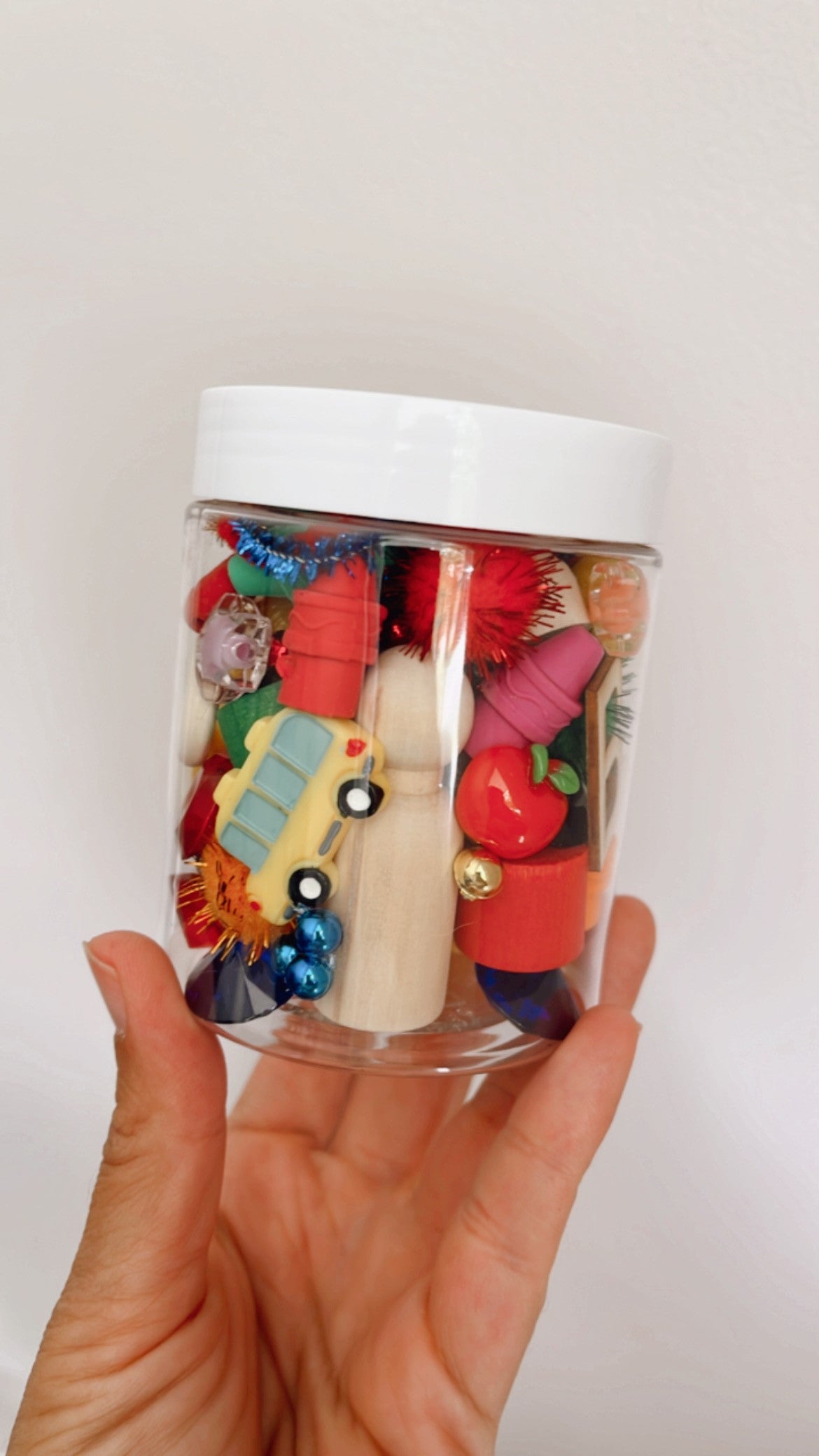 Back to School Playdough to Go Jar