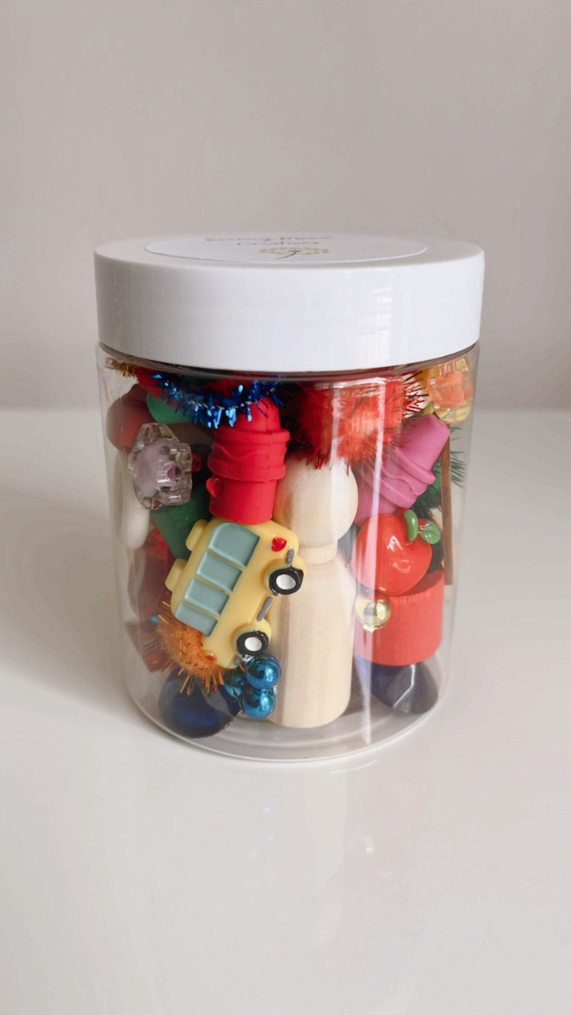 Back to School Playdough to Go Jar