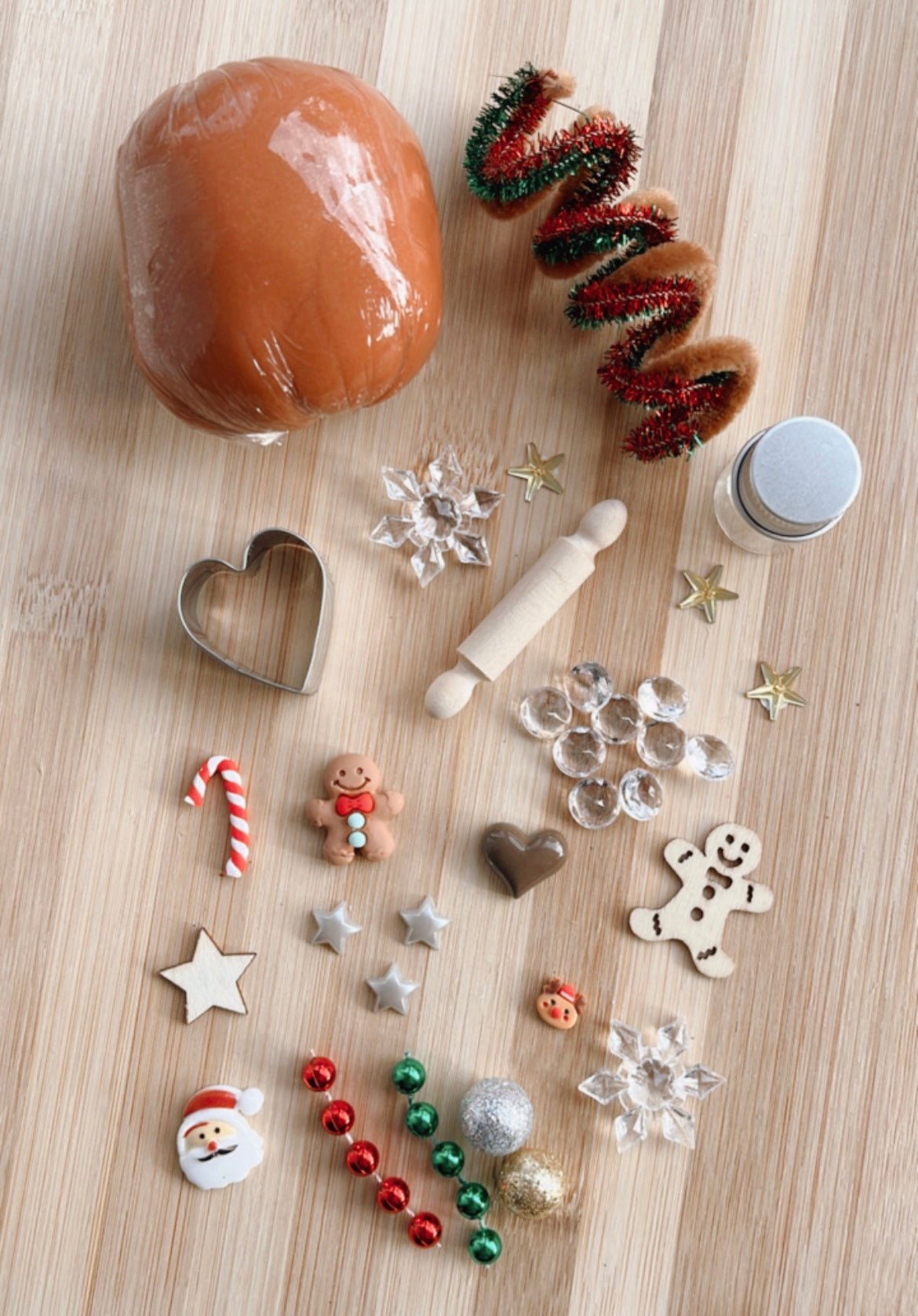 Christmas Cookie Playdough to Go Jar