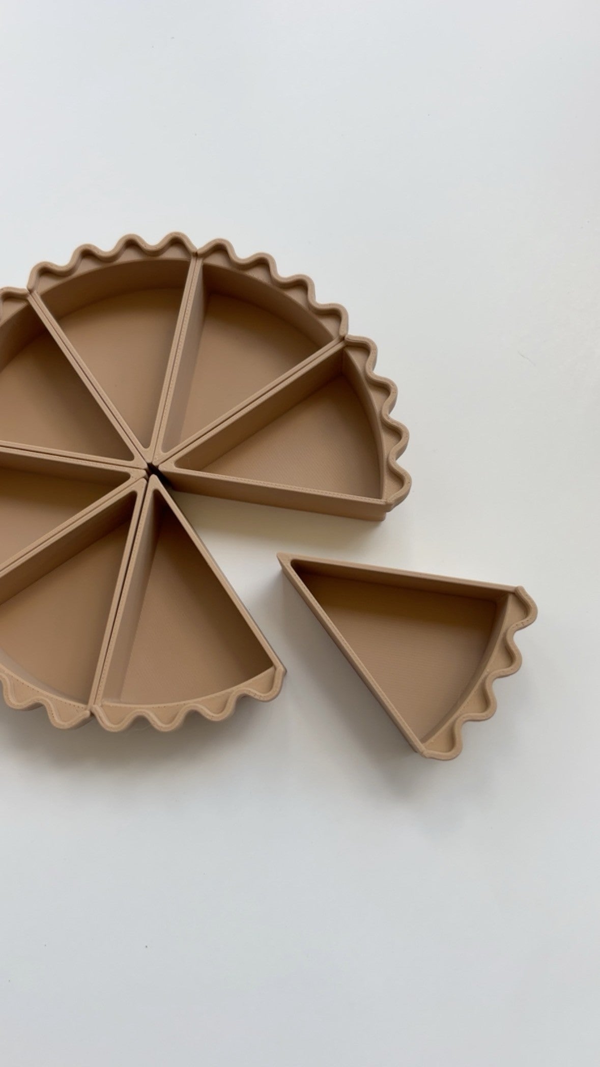 Pie Slice Sensory Tray (Pull Apart)