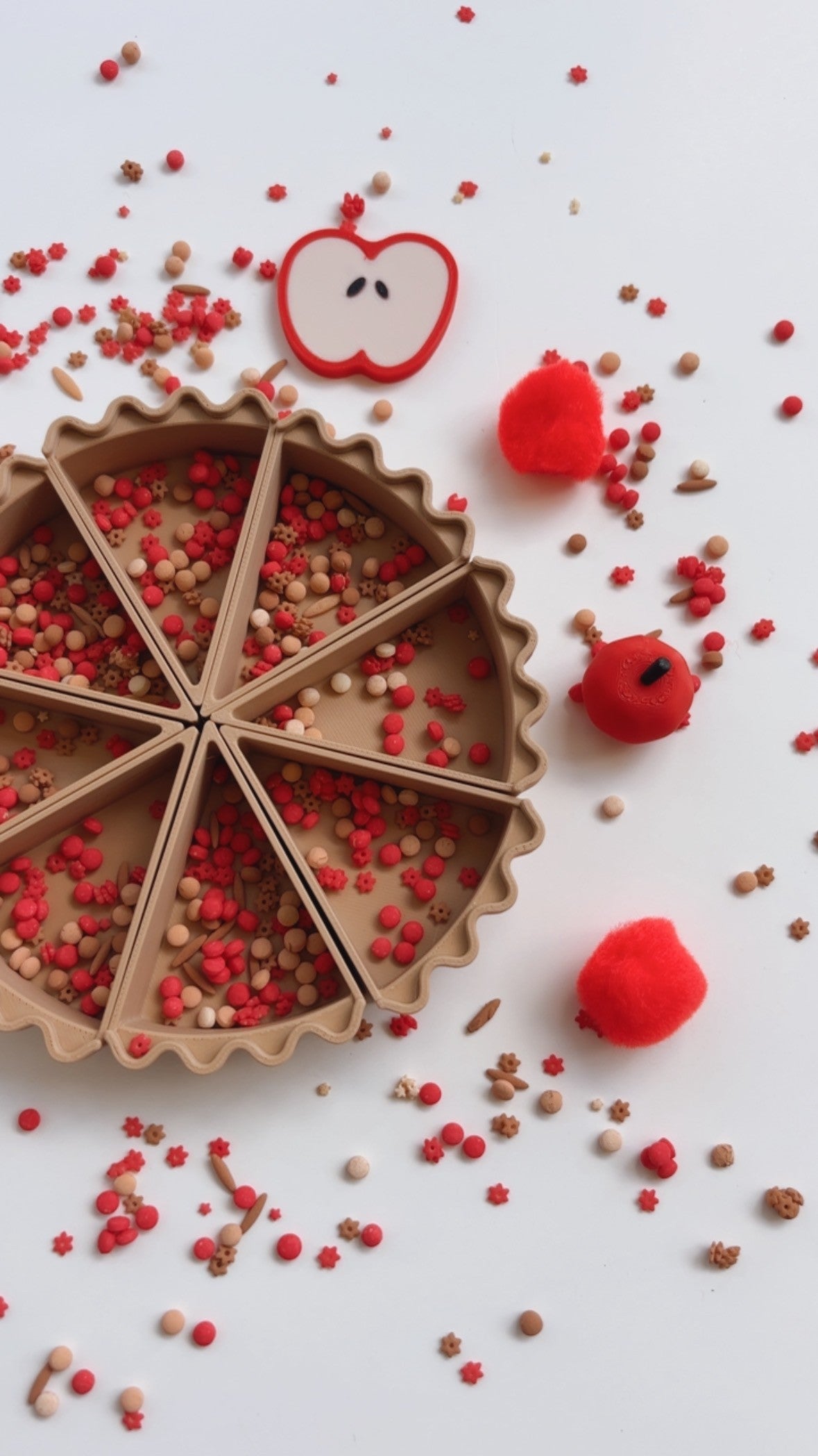 Pie Slice Sensory Tray (Pull Apart)