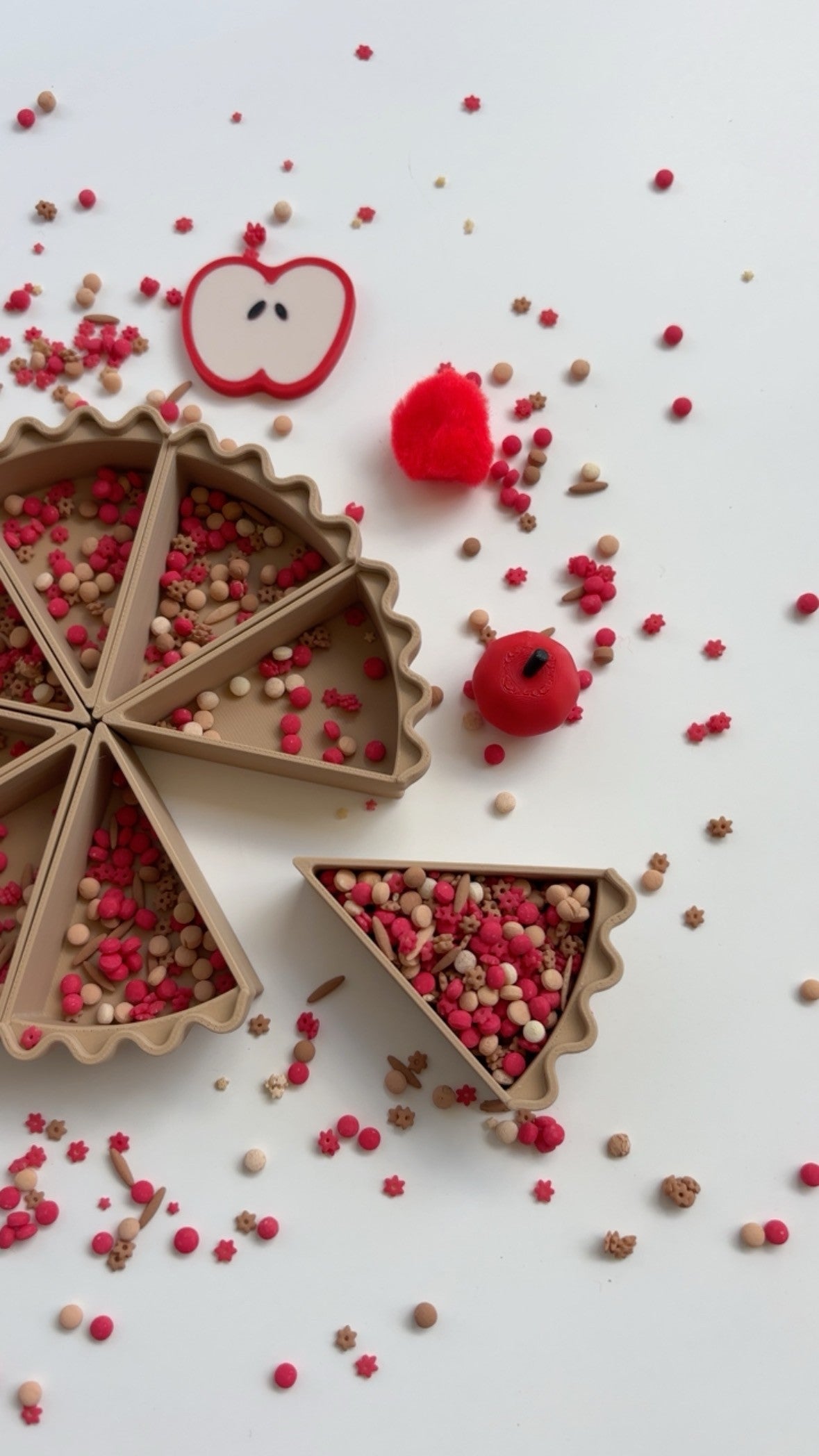 Pie Slice Sensory Tray (Pull Apart)