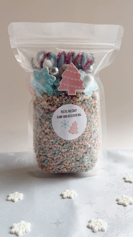 Pastel Holiday Dump and Discover Bag - Sugar Cookie Scented