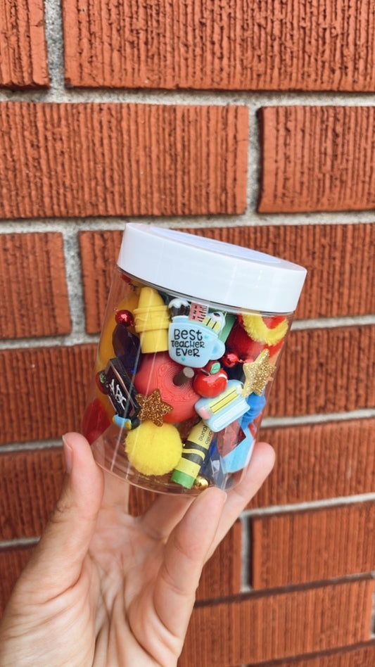 Back to School Playdough to Go Jar