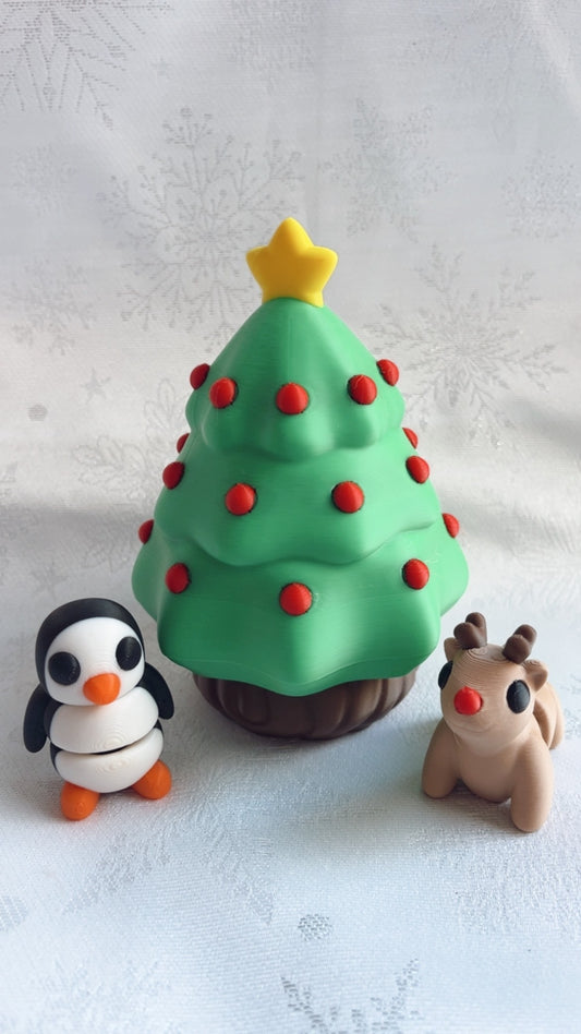 3D Printed Christmas Friends