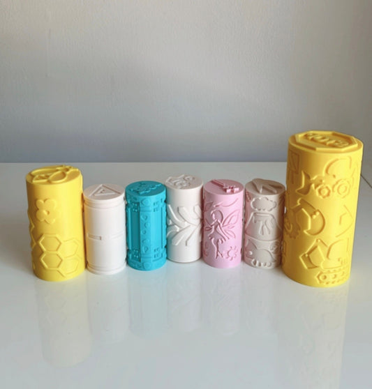 Textured Rollers for Playdough