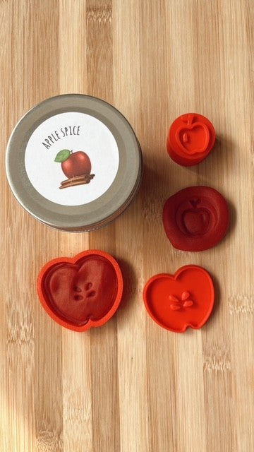 Apple Spice Dough, Cutter and Stamper Set