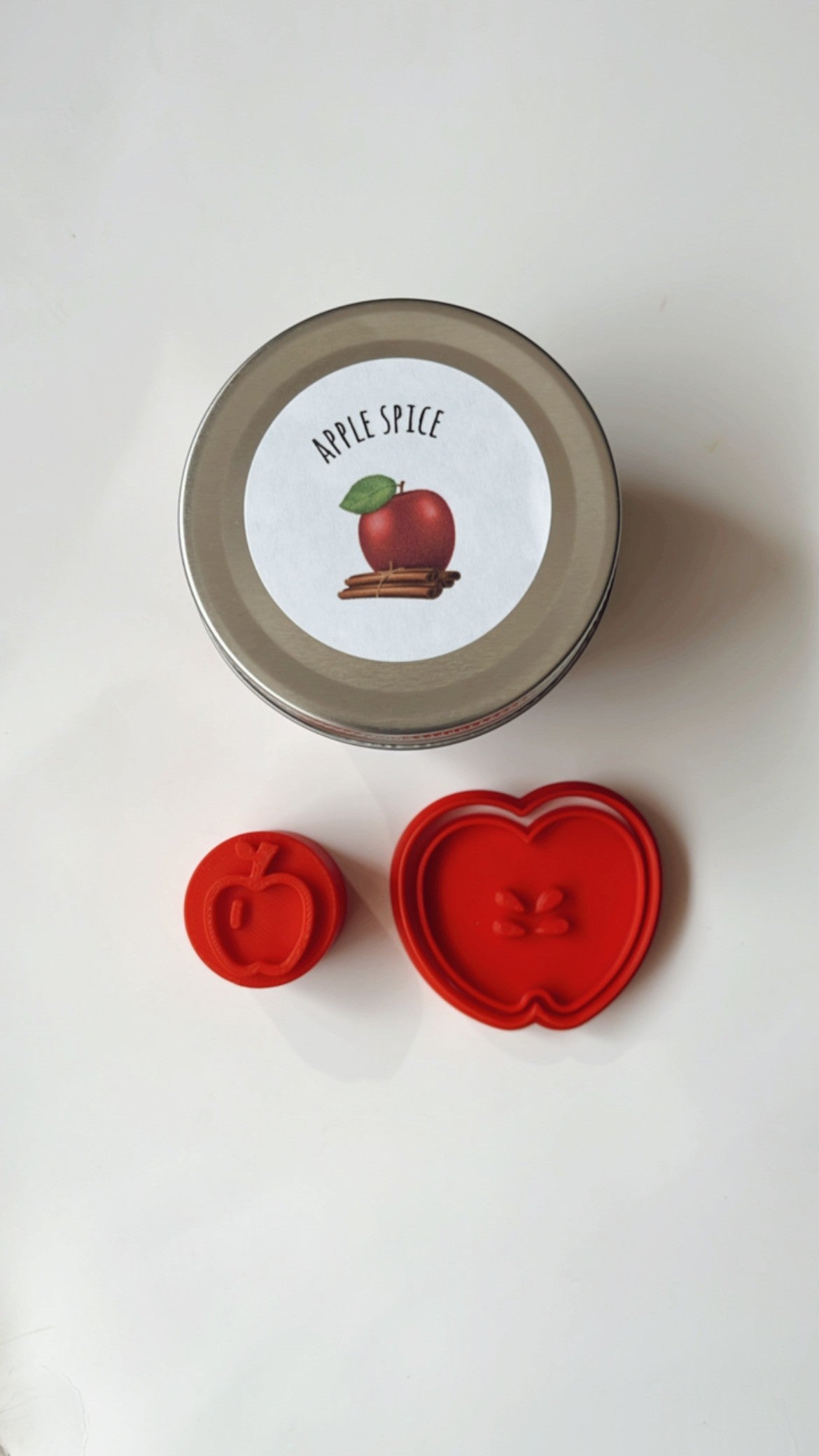 Apple Spice Dough, Cutter and Stamper Set