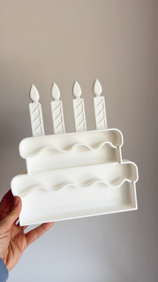 Birthday Cake Sensory Play Tray