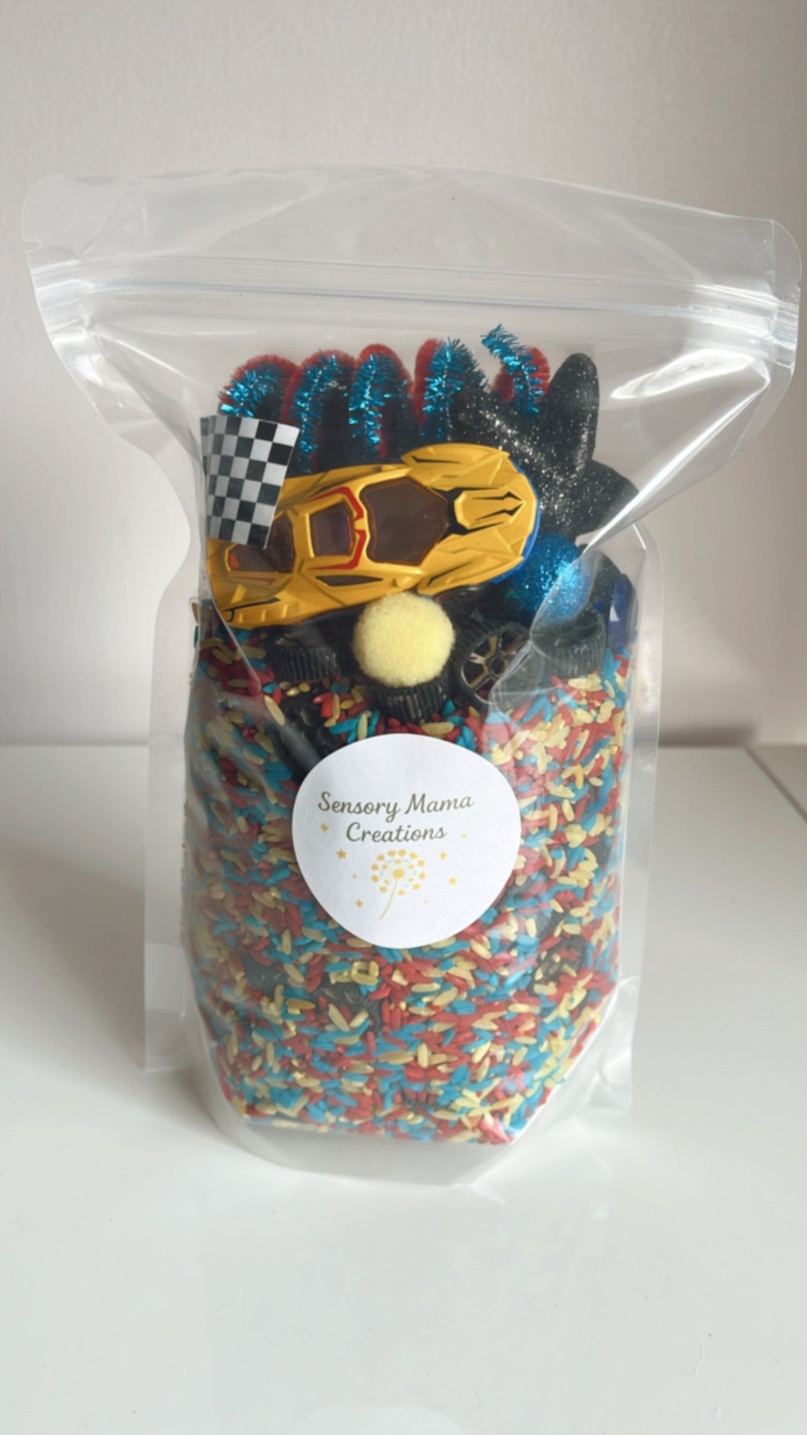 Dump and Discover Sensory Rice Bags