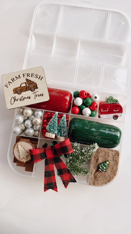 Christmas Tree Farm Playdough Kit