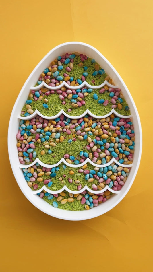 Easter Egg Sensory Play Tray