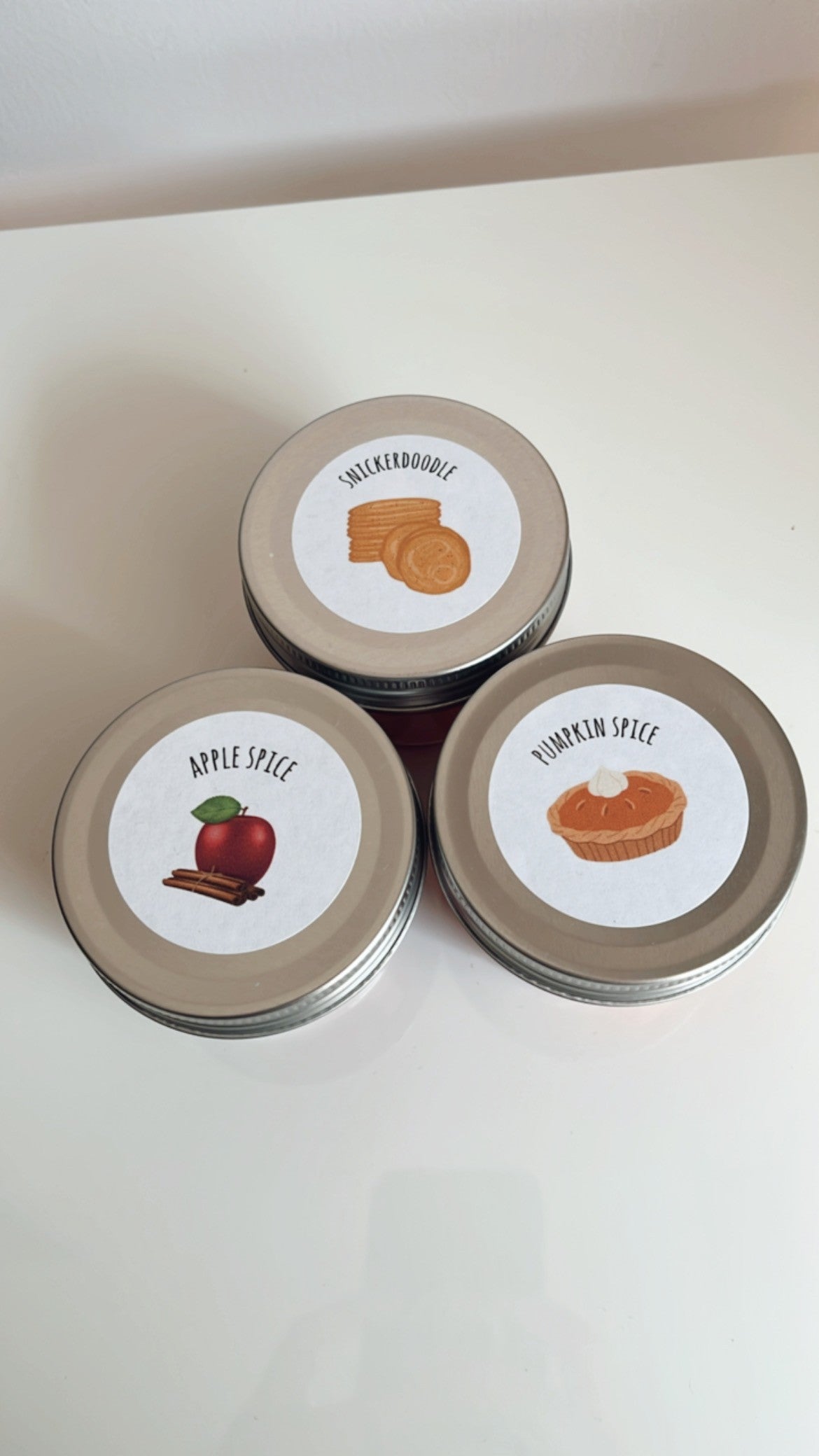 3-Pack Scented Fall Playdough Jars