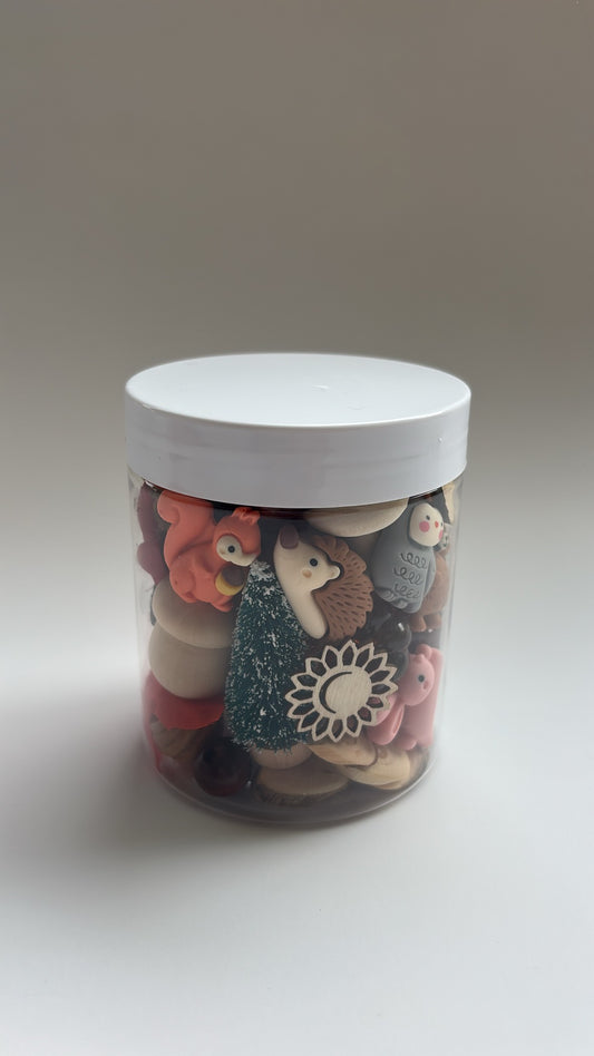Forest Friends Playdough-to-Go Jar
