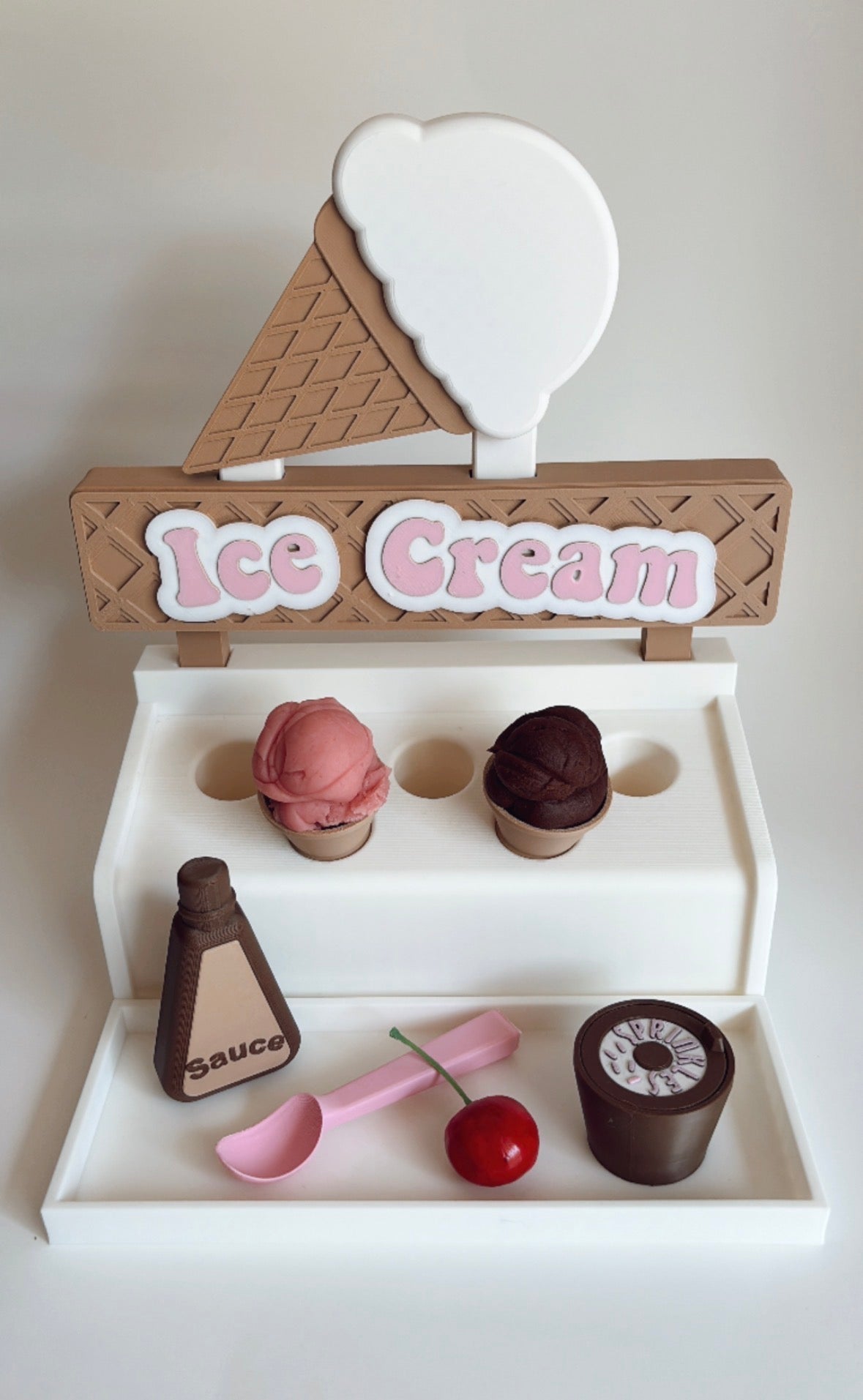 Ice Cream and Popsicle Stand - 3D Printed