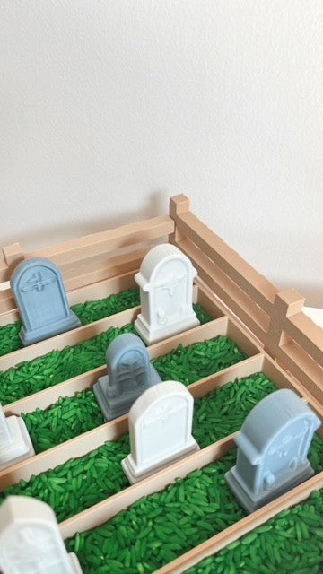 3D Printed Fenced Garden Bed and Loose Parts