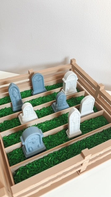 3D Printed Fenced Garden Bed and Loose Parts