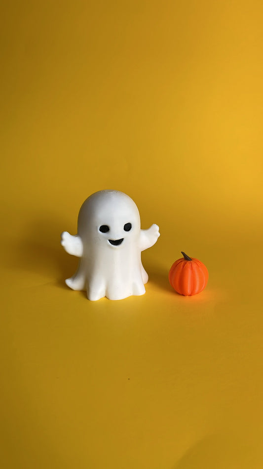 Ghost Buddy and Pumpkin