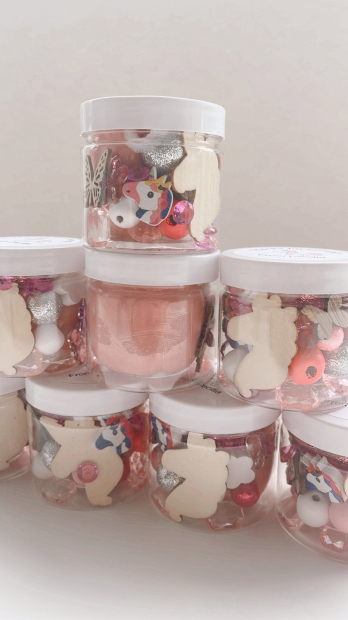 Kids Party Favours Mini Playdough Jars 4oz.