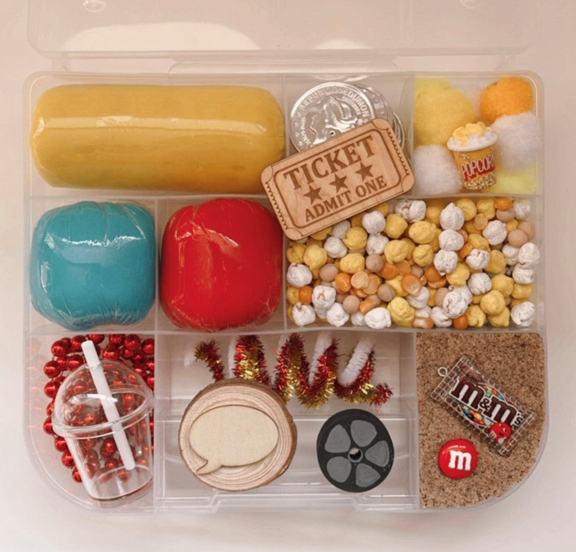 Movie Night Playdough Kit