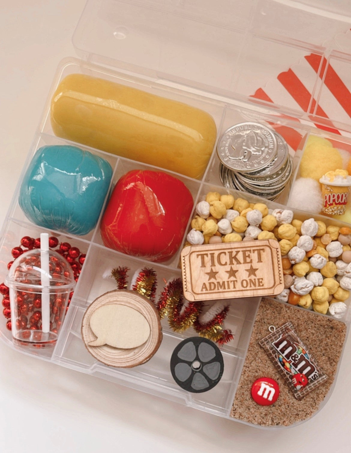 Movie Night Playdough Kit