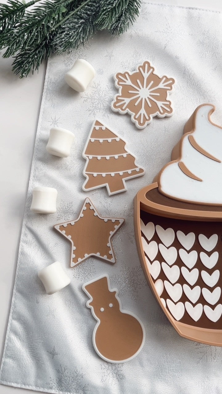 Hot Chocolate Mug Tray Set and Fizzy Potion