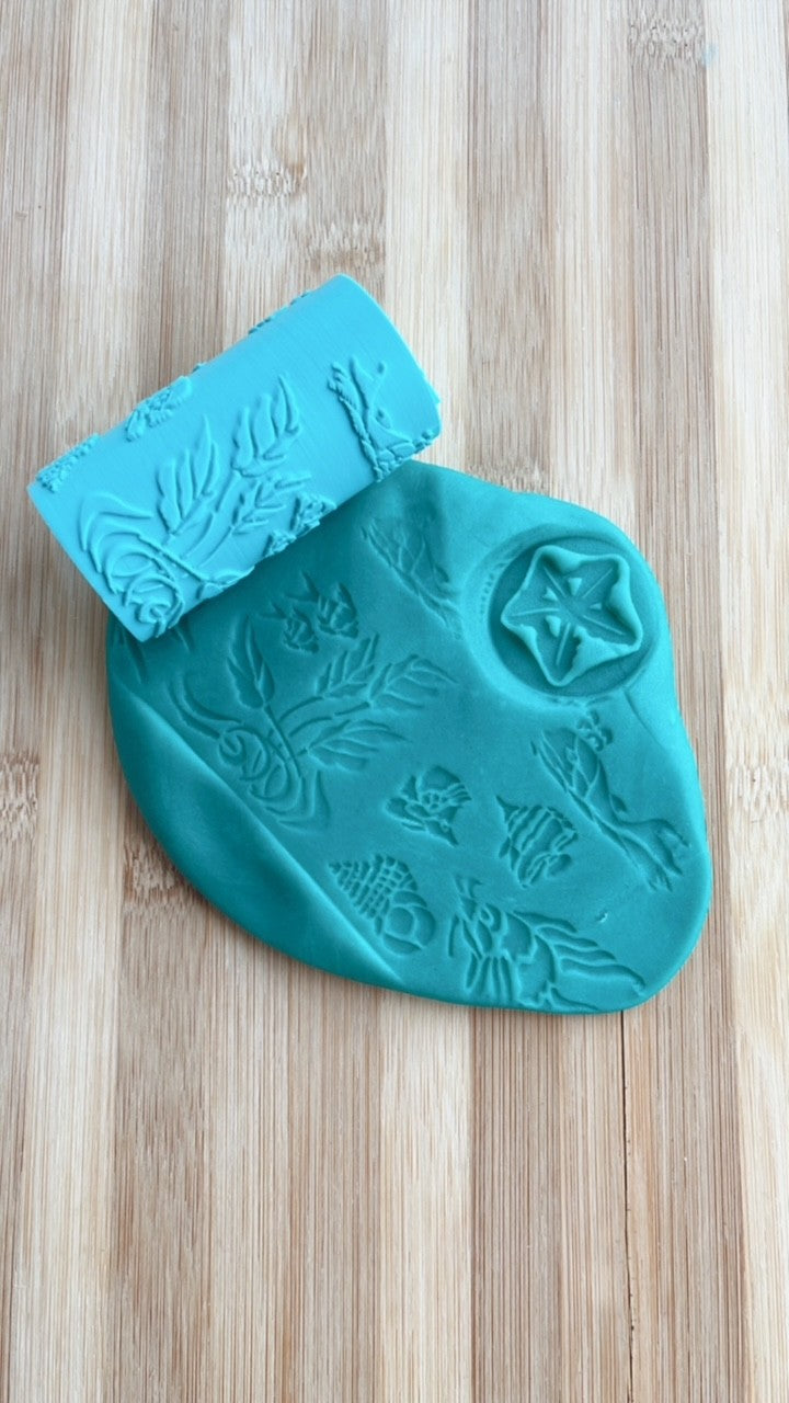 Textured Rollers for Playdough