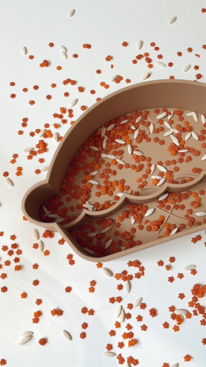 Pie Sensory Tray with Scented Filler