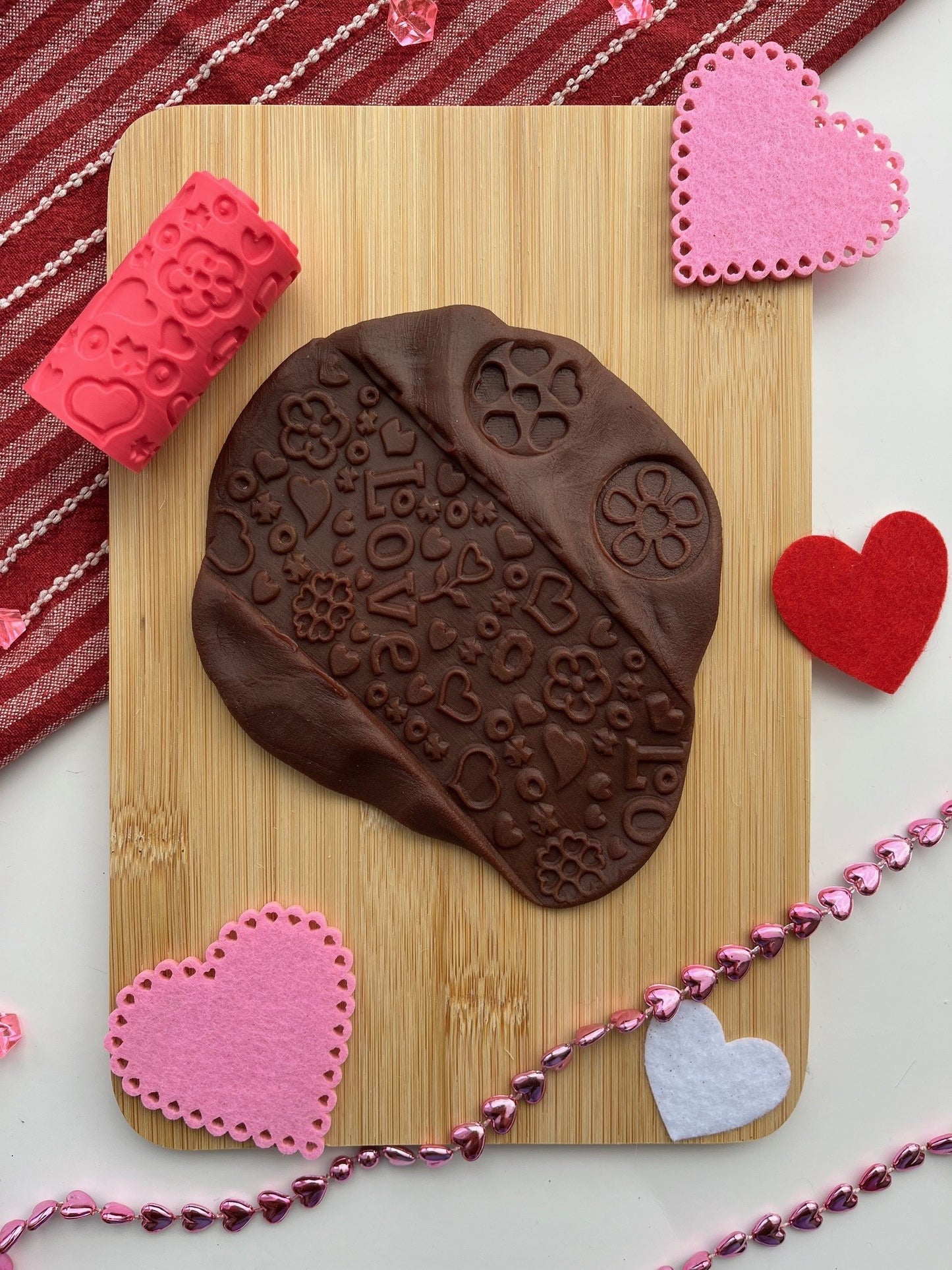 Textured Valentine's Roller