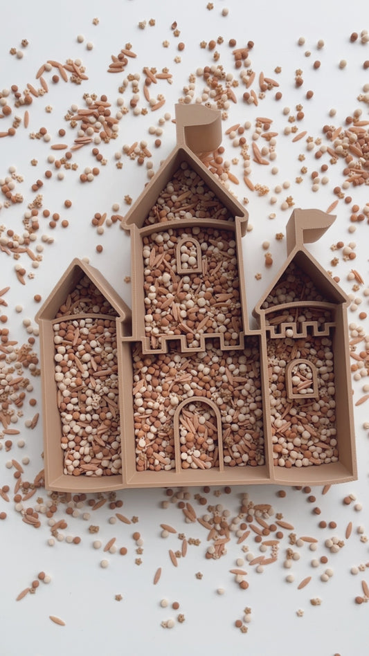 Sandcastle Sensory Tray