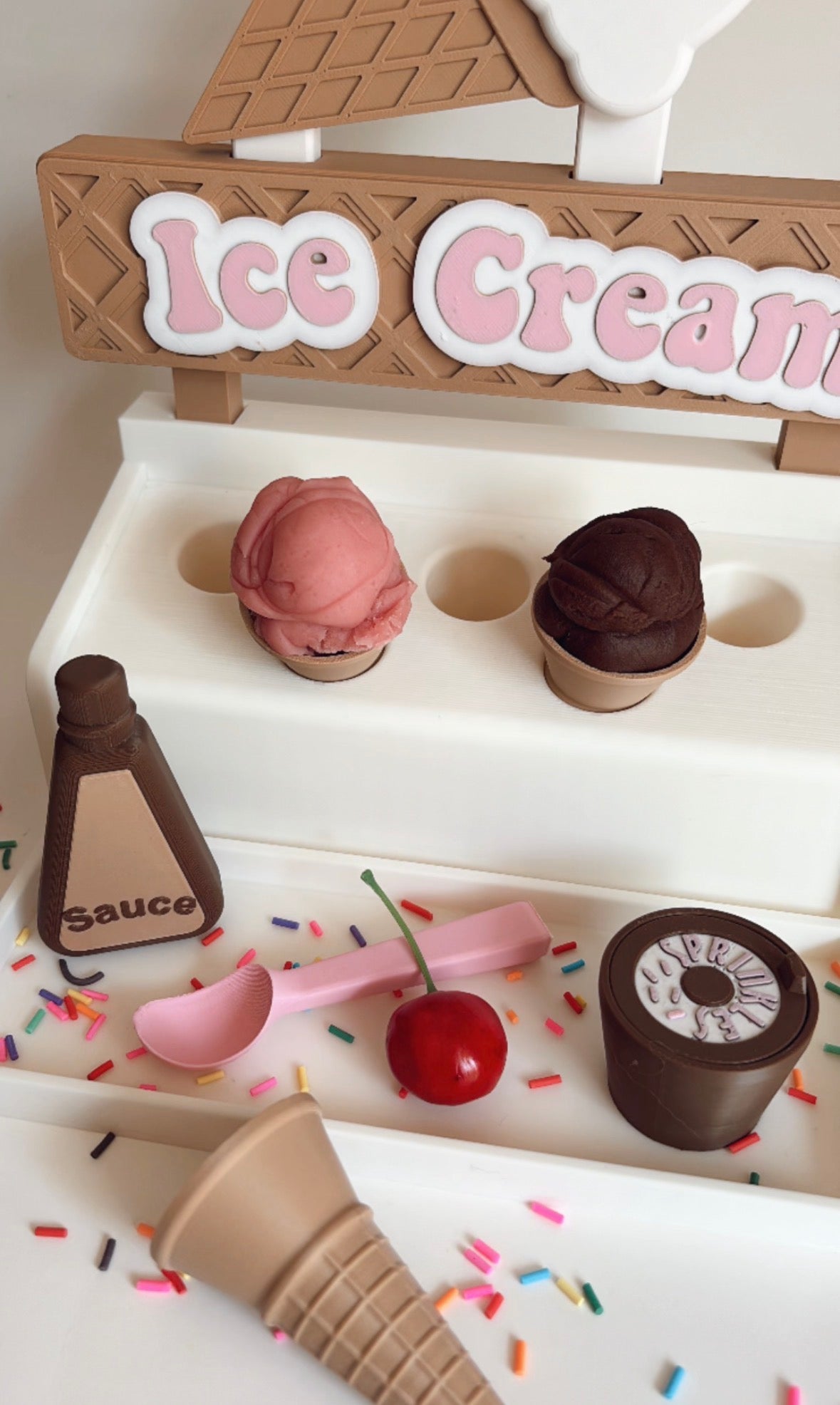 Ice Cream and Popsicle Stand - 3D Printed