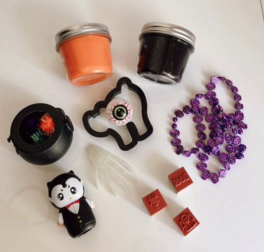 Halloween Toddler Playdough Kit