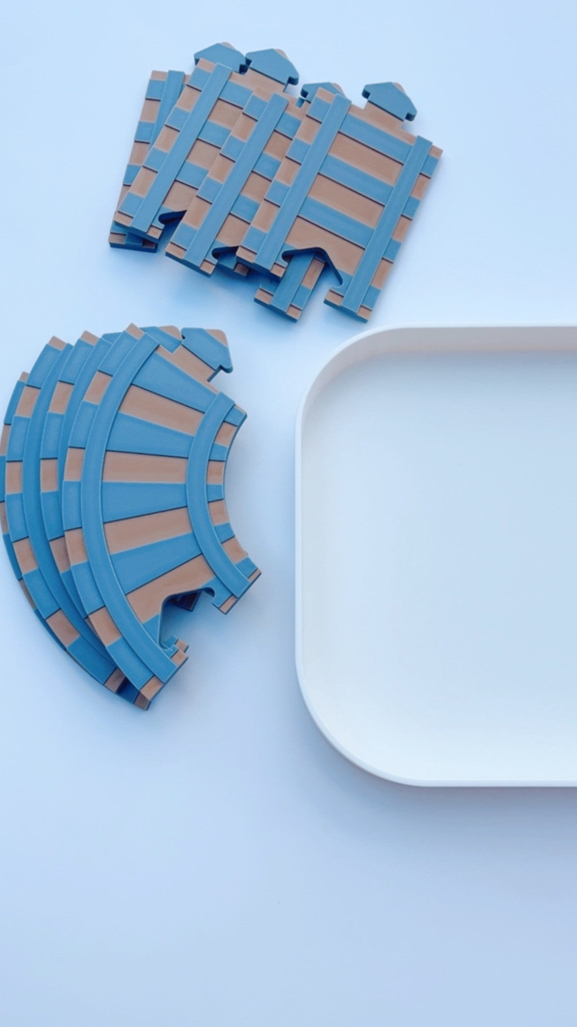 Christmas Train Tracks and Play Tray Set