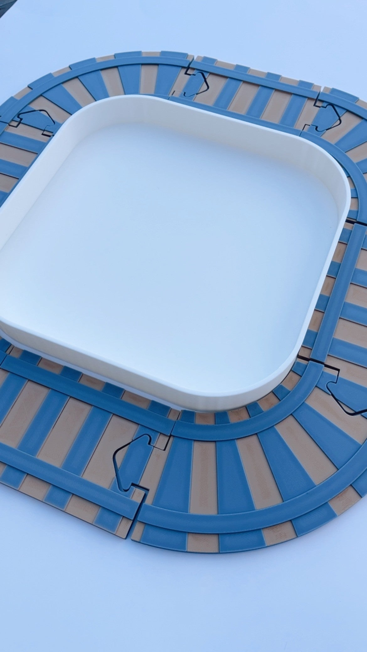 Christmas Train Tracks and Play Tray Set