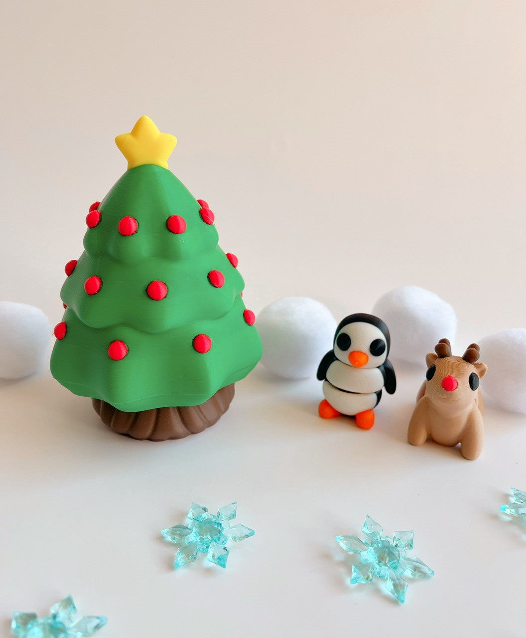 3D Printed Christmas Friends