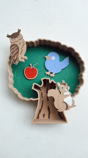 3D Printed Tree Tray and Loose Parts
