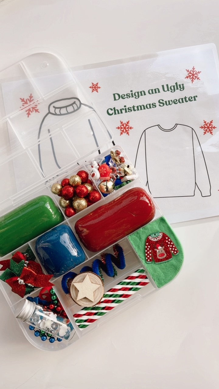 Ugly Christmas Sweater Playdough Kit