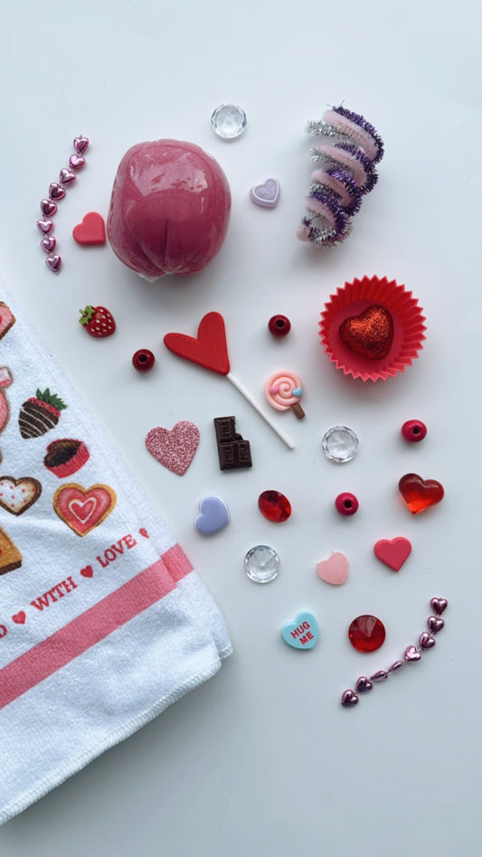 Valentine's Bakery Playdough to Go Jar