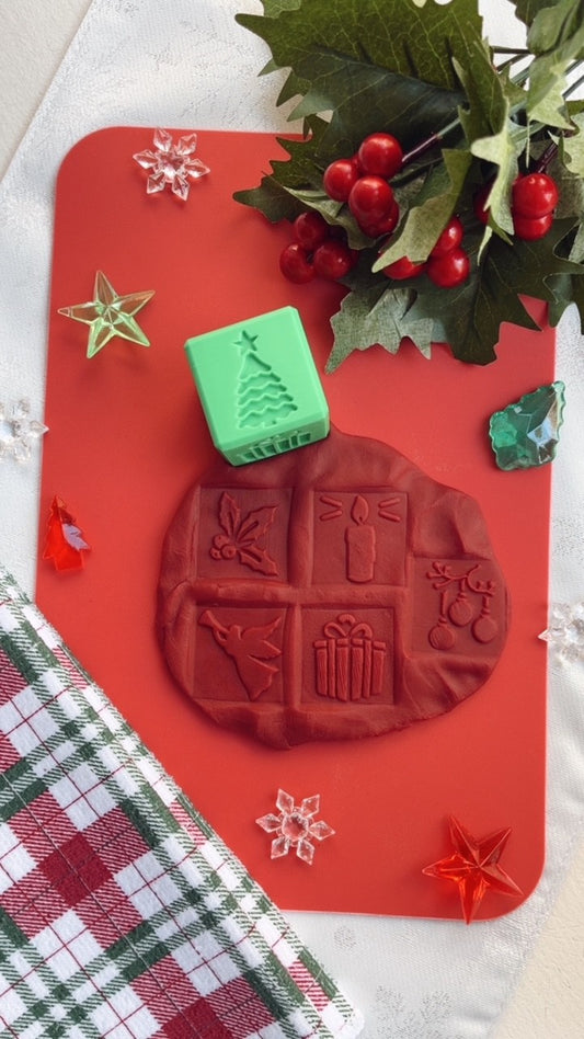 3D Printed Christmas Stamper Cube