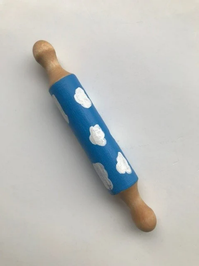 Painted Wooden Rolling Pin